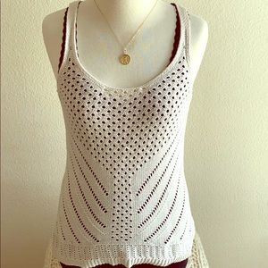 AEO Knitted Tank - Cream